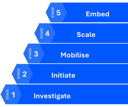 CX stages of maturity